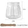 Betrome 4 OZ Glasbehälter, Kleine Glas-Pudding-/Joghurtbehälter für Marmelade, Mousse, Joghurt, Hochzeitsschätze, Brautschätze, Babybrei (40er Pack)