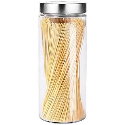 XSWZAQ Sealed cans glass storage tank perspective glass bottle kitchen cereal storage tank tea milk powder cans food storage tank (Size : 2100ml) XSWZAQ Sealed cans glass storage tank perspective glass bottle kitchen cereal storage tank tea milk powder cans food storage tank (Size : 2100ml)