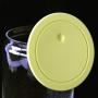 A di Alessi Gianni 3-Cup Glass Jar with Plastic Lid, Yellow - AMDR04 Y