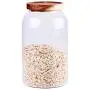 Large Glass Food Canisters, 93 FL OZ(2750ml) Kitchen Serving Stoarge Container with Airtight Bamboo Lids, BPA-Free Cereal Dispenser Jars for Spaghetti Pasta, Powder, Spice, Tea, Coffee(8.8inch high) Large Glass Food Canisters, 93 FL OZ(2750ml) Kitchen Serving Stoarge Container with Airtight Bamboo Lids, BPA-Free Cereal Dispenser Jars for Spaghetti Pasta, Powder, Spice, Tea, Coffee(8.8inch high)