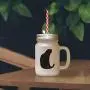 Grüne Hauskatze Kurzhaar Silhouette Nr. 4 Gefrosteter Glas-Mason-Jar mit Strohstrohstrohstrohstrohstrohstrohstrohstrohstrohstrohstrohstrohstrohstrohstrohstrohstrohstrohstrohstrohstrohstrohstrohstrohstrohstrohstrohstrohstrohstrohstrohstrohstrohstrohstrohst