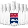 【Made in USA】 Clear 100ml(3.4oz) Refillable Sprayer Bottles Fine Mist Spray Bottle Container for Essential Oils, Travel, Perfumes, 12 Pcs 【Made in USA】 Clear 100ml(3.4oz) Refillable Sprayer Bottles Fine Mist Spray Bottle Container for Essential Oils, Travel, Perfumes, 12 Pcs