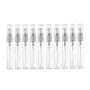 10PCS 10ML 0.3OZ Mini Transparent Empty Glass Spray Bottles with Cap Makeup Water Toner Perfume Storage Holder Refillable Durable Fine Mist Tube Cosmetic Container Jar for Travel Daily Life Use