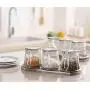 CSPFAIRY Kitchen Creative Transparent Spice Jars Multifunction Seasoning Box for Pepper Spice Salt 4pcs/Set CSPFAIRY Kitchen Creative Transparent Spice Jars Multifunction Seasoning Box for Pepper Spice Salt 4pcs/Set