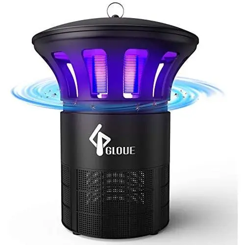 Électriquement Gloué Zapper Intérieur, Insecticide Inhalateur avec Pièges à Insectes Silencieux, Tue Moustiques, Mouches, Gnats, Lampe Inhalateur LED, Adapté aux Résidences et Bureaux (Grand) Électriquement Gloué Zapper Intérieur, Insecticide Inhalateur avec Pièges à Insectes Silencieux, Tue Moustiques, Mouches, Gnats, Lampe Inhalateur LED, Adapté aux Résidences et Bureaux (Grand)