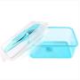 Kitchen Food Storage Jar Airtight Food Storage Rectangle Sealed Lunch Boxes   Crisper Random Color moisture-proof multi-purpose