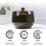 Contenants de cuisine pour stockage aliments étanches avec couvercles, grands pots en porcelaine, bocaux en céramique, décoration de cuisine, organisation et rangement de garde-manger pour farine, snacks, sucre, café, céréales (5L/10L/20L Marron) Contenants de cuisine pour stockage aliments étanches avec couvercles, grands pots en porcelaine, bocaux en céramique, décoration de cuisine, organisation et rangement de garde-manger pour farine, snacks, sucre, café, céréales (5L/10L/20L Marron)