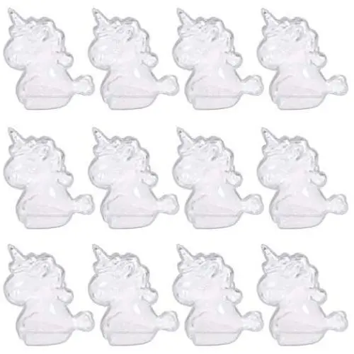 STOBOK Candy Holder Jar Transparent Plastic Unicorn Party Supplies Sugar Containers Favors Container for Wedding Birthday Party Christmas Supplies 12pcs STOBOK Candy Holder Jar Transparent Plastic Unicorn Party Supplies Sugar Containers Favors Container for Wedding Birthday Party Christmas Supplies 12pcs