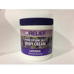 Relief Pure Epsom Salt Body Cream Lavender Calm & Relaxing Pack of 1