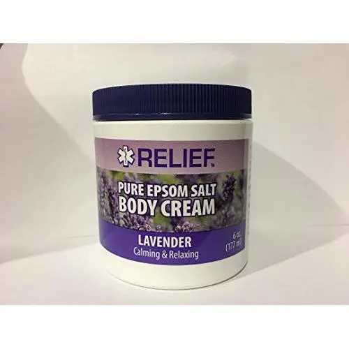 Crème Relief Pure Sel d'Epsom Lavande Calme & Relaxante (Lot de 1)