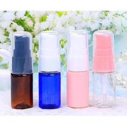 6PCS 10ML 0.34oz BPA Free Brown Empty Portable Pump Press Bottles Jars Pot Container For Makeup Foundations Cosmetic Skin Care Lotion Cream Liquid Essential Oils Serums