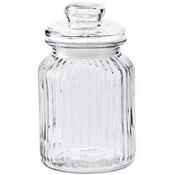 Kitchen Food Storage Jar Airtight Food Storage Kitchen Glass Jar Moisture-Proof Home Multi-Purpose Jam Bottle Cruet Glass Jar Jam Bottle Storage Tank (Color : 950ml)