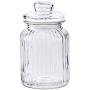 Kitchen Food Storage Jar Airtight Food Storage Kitchen Glass Jar Moisture-Proof Home Multi-Purpose Jam Bottle Cruet Glass Jar Jam Bottle Storage Tank (Color : 950ml)