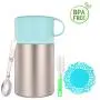 Sundylive Food Jar 20 Ounce - 304 Stainess Steel Food Flask with Folding Spoon, Lid with Handle, Carry and Eating Easily Sundylive Food Jar 20 Ounce - 304 Stainess Steel Food Flask with Folding Spoon, Lid with Handle, Carry and Eating Easily