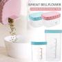 Collecting Tank Storage Box Grains Practical 3 Size Food Storage Jar Multipurpose Container Wheat Straw Seal Tank Box,Pink2