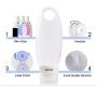 SunHorde Silicone Travel Bottles Set Leak Proof for Sanitizer, Liquid Hand Soap, Refillable Cosmetic Containers, 3.3 oz Carry-on TSA Approved, with Facial Cleansing Brush, Shower Lanyard for Shampoo