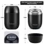 Insulated Lunch Container DaCool Hot Food Jar 16 oz Stainless Steel Vacuum Bento Lunch Box for Kids Adult with Spoon Leak Proof Hot Cold Food for School Office Picnic Travel Outdoors - Black Insulated Lunch Container DaCool Hot Food Jar 16 oz Stainless Steel Vacuum Bento Lunch Box for Kids Adult with Spoon Leak Proof Hot Cold Food for School Office Picnic Travel Outdoors - Black