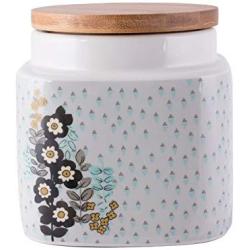 Creative Tops Small Katie Alice Pretty Retro Stoneware Kitchen Storage Jar with Wooden Lid by Creative Tops