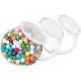 Lot de 3 – Pots Ronds Vides Style Gumball avec Couvercles – Pots Plastiques pour Comptoir de Cuisine – Ouverture Large pour Remplissage Facile – Idéal pour Bonbons, Biscuits Maison, Gâteaux, Snacks – Sans BPA (Lot de 3, 48 Oz) Lot de 3 – Pots Ronds Vides Style Gumball avec Couvercles – Pots Plastiques pour Comptoir de Cuisine – Ouverture Large pour Remplissage Facile – Idéal pour Bonbons, Biscuits Maison, Gâteaux, Snacks – Sans BPA (Lot de 3, 48 Oz)
