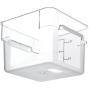 Carlisle 10724AF07 StorPlus Square Container, 11.13" Length, 11.13" Width, 8.25" Height, Polycarbonate, 12 Quart, Purple (Pack of 6)