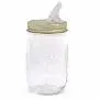 KegWorks Moonshine Mason Jar mit Free Flow Pourer Spindel Deckel, 16 oz.