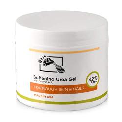 Maximum Strength 42% Urea Foot Gel, Moisturizes Callus Cracked Rough Dry Dead Skin and Corns, Softens Thick Painful Nails with Salicylic and Hyaluronic Acid (1 Jar)