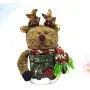 Amosfun Christmas Candy Jar Xmas Candy Storage Can Food Storage Box for Home Bedroom Living Room Amosfun Christmas Candy Jar Xmas Candy Storage Can Food Storage Box for Home Bedroom Living Room