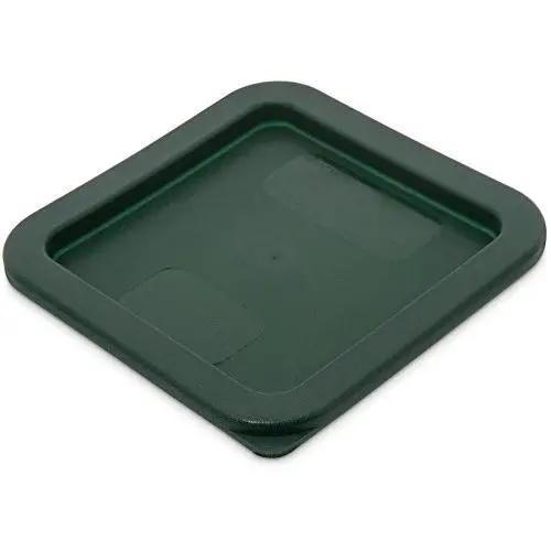 Polyethylen StorPlus Eckig Lebensmittelbehälter Deckel, Waldgrün, 7.31 x 7.31 x 0.63 Zoll