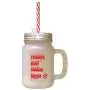 Faiblesse du Commerce, Force, Doute, Croyance, Peur - Bocal en Verre Froissé avec Paille Faiblesse du Commerce, Force, Doute, Croyance, Peur - Bocal en Verre Froissé avec Paille