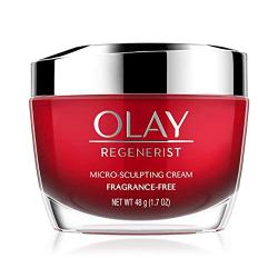 OLAY Regenerist Micro-Sculpting Cream, FRAGRANCE FREE, Moisturizer 1.7 oz (48 g) - MicroSculpting Micro Sculpting