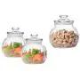 Bouteilles en verre HOUSIYU pour bonbons, étanches et hermétiques, idéales pour la cuisine, le stockage de fruits secs, de céréales, accessoires de salle de bain, contenants de rangement, 750ml + 750ml + 1300ml Bouteilles en verre HOUSIYU pour bonbons, étanches et hermétiques, idéales pour la cuisine, le stockage de fruits secs, de céréales, accessoires de salle de bain, contenants de rangement, 750ml + 750ml + 1300ml