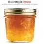 Bormioli Quattro Stagioni Wide Mouth Mason Jars 6 ? Ounce Glass Jar with Metal Airtight Lid Canning Jar for Jam, Jelly, Honey, Great Pickling, Preserving, Meal Prep, Food Storage, Salad Jar (12 Pack)