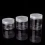 Grey990 Wide Round Transparent Plastic Food Storage Container Sealed Jar Box with Lid Kitchen Storage Container 7.28cm Grey990 Wide Round Transparent Plastic Food Storage Container Sealed Jar Box with Lid Kitchen Storage Container 7.28cm