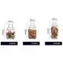 Bocal de Rangement Transparent pour Graines, Thé, Café - Hermétique 500ml (DELICATEWNN) Bocal de Rangement Transparent pour Graines, Thé, Café - Hermétique 500ml (DELICATEWNN)