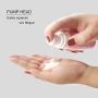 JOSALINAS 4PCS Airless Pump Bottle 2oz/60ml Plastic Empty Clear Refillable Travel Container Dispenser for Lotion Creams foundation