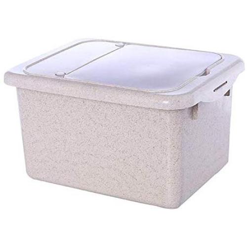 Latosiv - Bottles,Jars & Boxes - Multi Function Superimposed Plastic Rice Drum Full Sealed Tank Storage Box Grains Organizer Food - Light Camping Fixtures Organizer Kitchen Storage Window