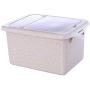 Latosiv - Bottles,Jars & Boxes - Multi Function Superimposed Plastic Rice Drum Full Sealed Tank Storage Box Grains Organizer Food - Light Camping Fixtures Organizer Kitchen Storage Window