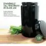 Masterdam Gläser 500ml StashShield UV UV-Schutzglaskaraffe – Geruchsdichte UV-Lagerung – Stash Jar Behälter Wiederbefüllbar Hohes, Breites Mundloch