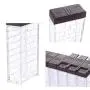 6er Set Neue Küchen Gewürze Dose Würzeespeicher Glasbehälter für Salz, Pfeffer, Kurkuma, Gewürzwerkzeuge, Elfenbein