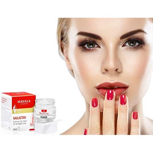Mavala Nail Care Nailactan Nutritive, Nail Cream In Jar, Supports Damaged Nails, Nourishing, Moisturizing Nail Care Cuticle Cream, Promotes Nail Growth, 0.5 Ounce Jar