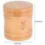 Protable Lightweight Tea Jar, Bamboo Tea Jar Small Storage Holder Container Box for coffee Beans Nuts