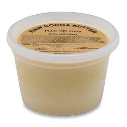 Raw Cocoa Butter 14.5 oz. Pure 100% Unrefined FOOD GRADE Cacao Highest Quality Arriba Nacional Bean, Bulk Rich Chocolate Aroma For Lip Balms, Stretch Marks, DIY Base for Body Butters & Soap Making