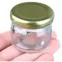 3pcs 25ml Mini Clear Glass Airtight Canister Travel Storage Bottles Jar Pot Containers 3pcs 25ml Mini Clear Glass Airtight Canister Travel Storage Bottles Jar Pot Containers