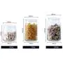 Bouteille en verre XSWZAQ, pot hermétique transparent, conserve les grains, rangement pour aliments, boîte de rangement pour la maison, grande capacité (750ml). Bouteille en verre XSWZAQ, pot hermétique transparent, conserve les grains, rangement pour aliments, boîte de rangement pour la maison, grande capacité (750ml).