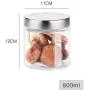 Dichtbarer Glasbehälter zur Lebensmittel- und Getränö Lagerung, Milchpulver, Tee, Kaffee – DELICATEWNN (Kapazität: 800ml)