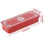 Milue Cute Woundplast Storage Box Slide Cover Jewelry Pill Case Portable Tin Container