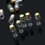 10PCS Cute Mini Clear Empty Cork Stopper Glass Bottles Seeds Beads Storage Wishing Message Vials Jars Container Craft Decor