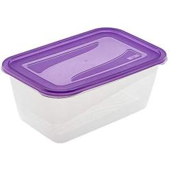 keeeper Food Box Fredo Fresh 4,3L Rectangle in Purple, Polypropylene 29 x 19 x 12 cm