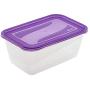keeeper Food Box Fredo Fresh 4,3L Rectangle in Purple, Polypropylene 29 x 19 x 12 cm