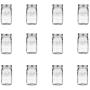 Glass Mason Jar with Lid and Band, Wide Mouth, 32 Ounce, (12Count)